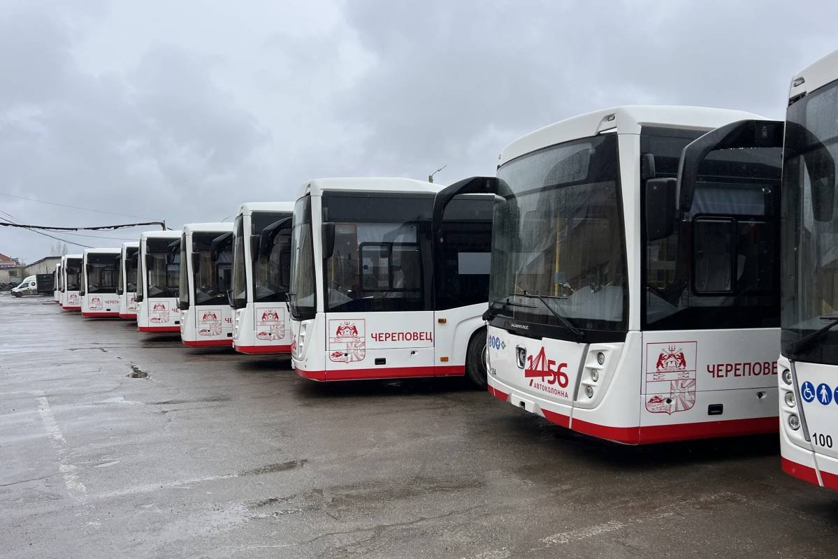 В Череповец поступят 34 новых автобуса