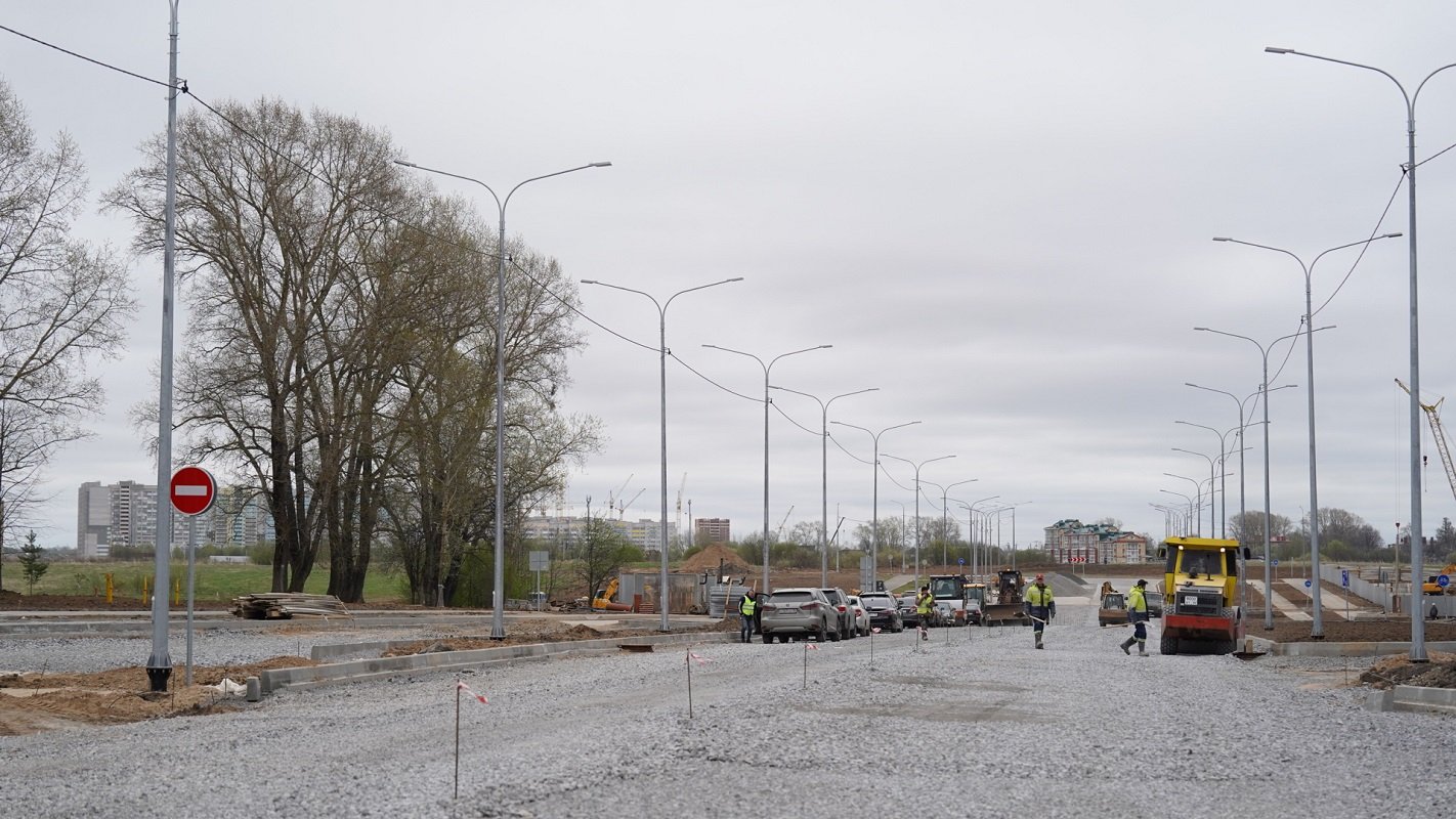 В этом году будет запущено движение по новому участку улицы Новгородской