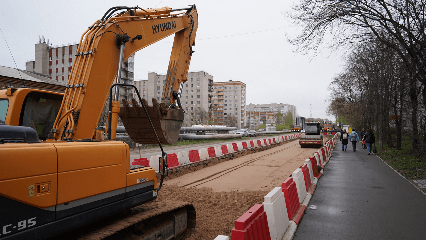 В Вологде идет ремонт на улице Воркутинской