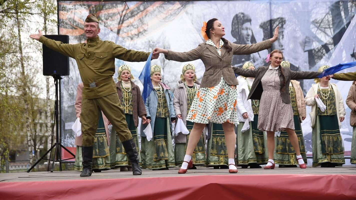 В День Победы в Вологде прошел многочасовой концертный марафон