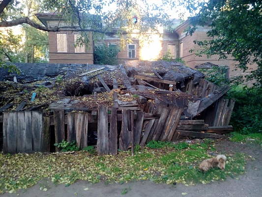 Сарайки в центре Вологды