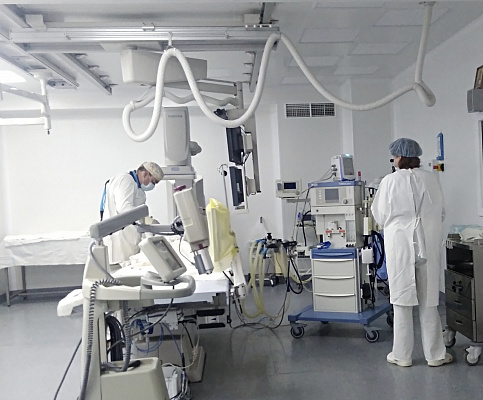 В Вологодской области впервые выполнена операция по стентированию подключичной артерии