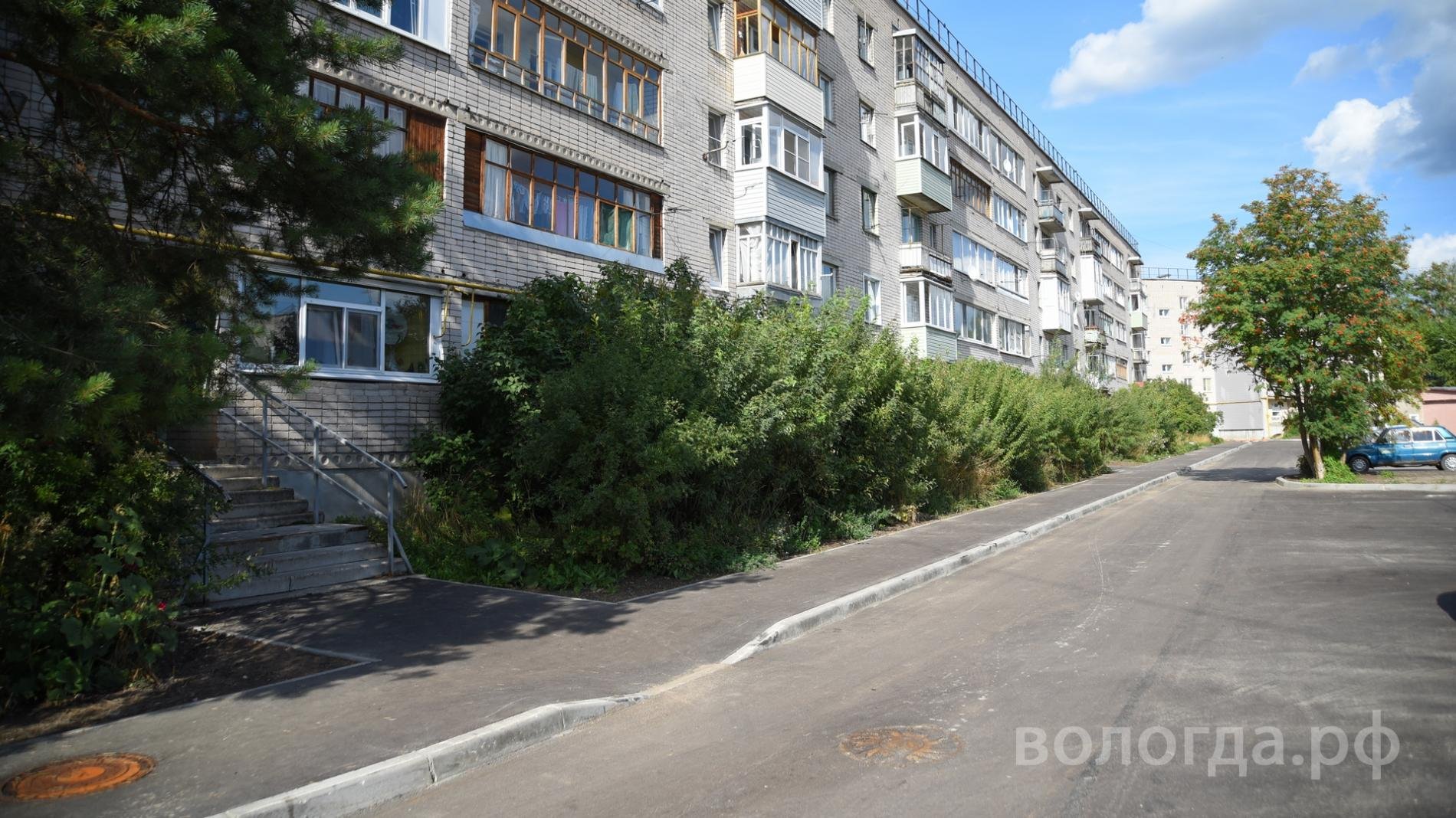 В Вологде по федеральной программе отремонтировали 22 двора | 09.09.2021 |  Вологда - БезФормата