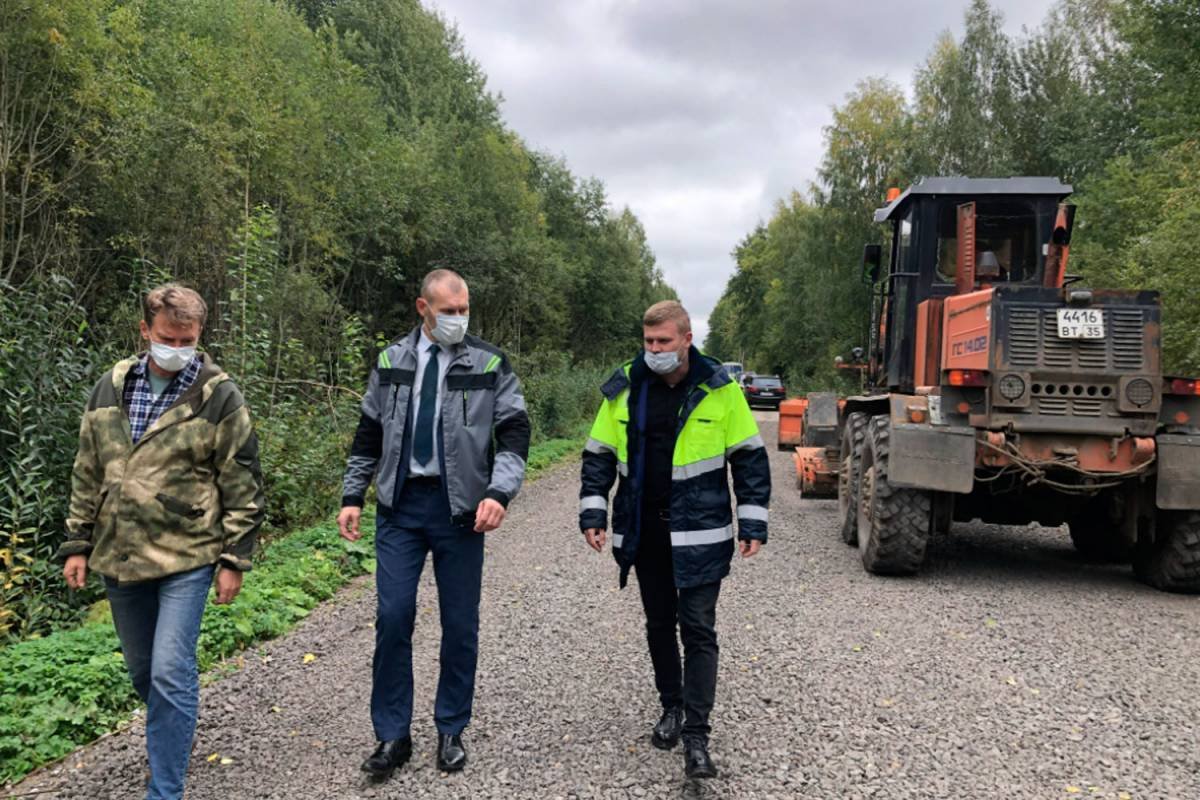 В Вологодском районе ремонтируют автодорогу Майский – Нагорское – Ермолово  – Никулино » Онлайн Вологда - о том, чем живет Вологда