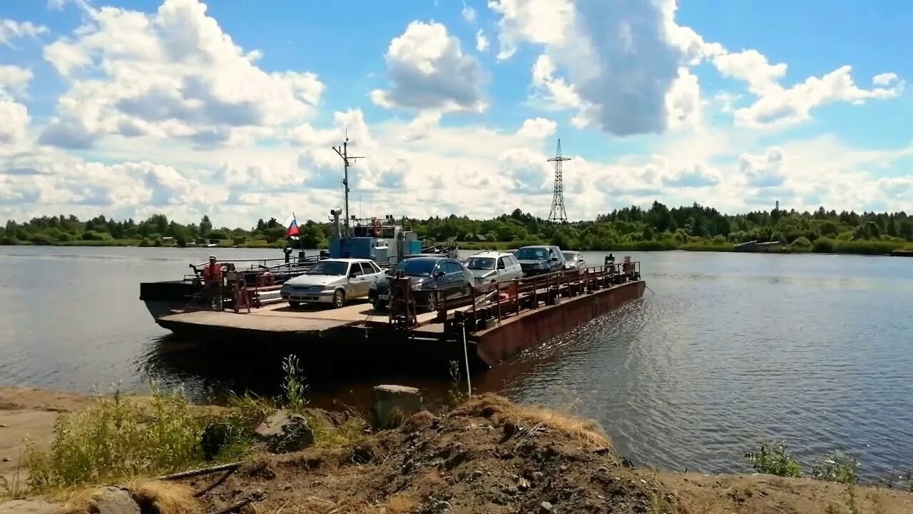 В Вологодской области вышла из строя Крохинская паромная переправа » Онлайн  Вологда - о том, чем живет Вологда