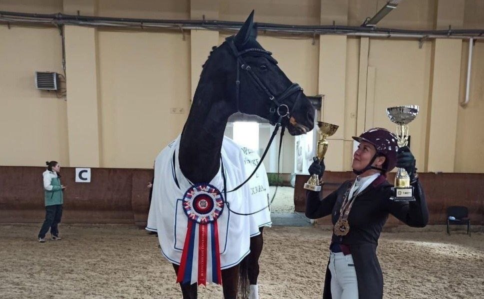 Вологжанка завоевала первое место на Всероссийских соревнованиях по конному спорту