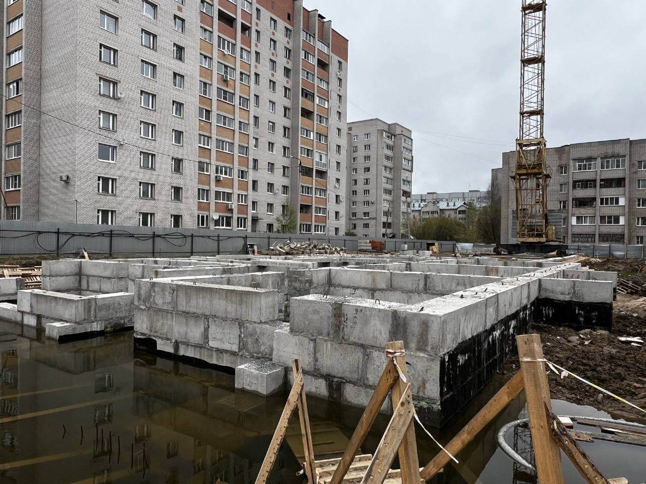 В Вологде законсервируют стройку на улице Фрязиновской » Онлайн Вологда - о  том, чем живет Вологда