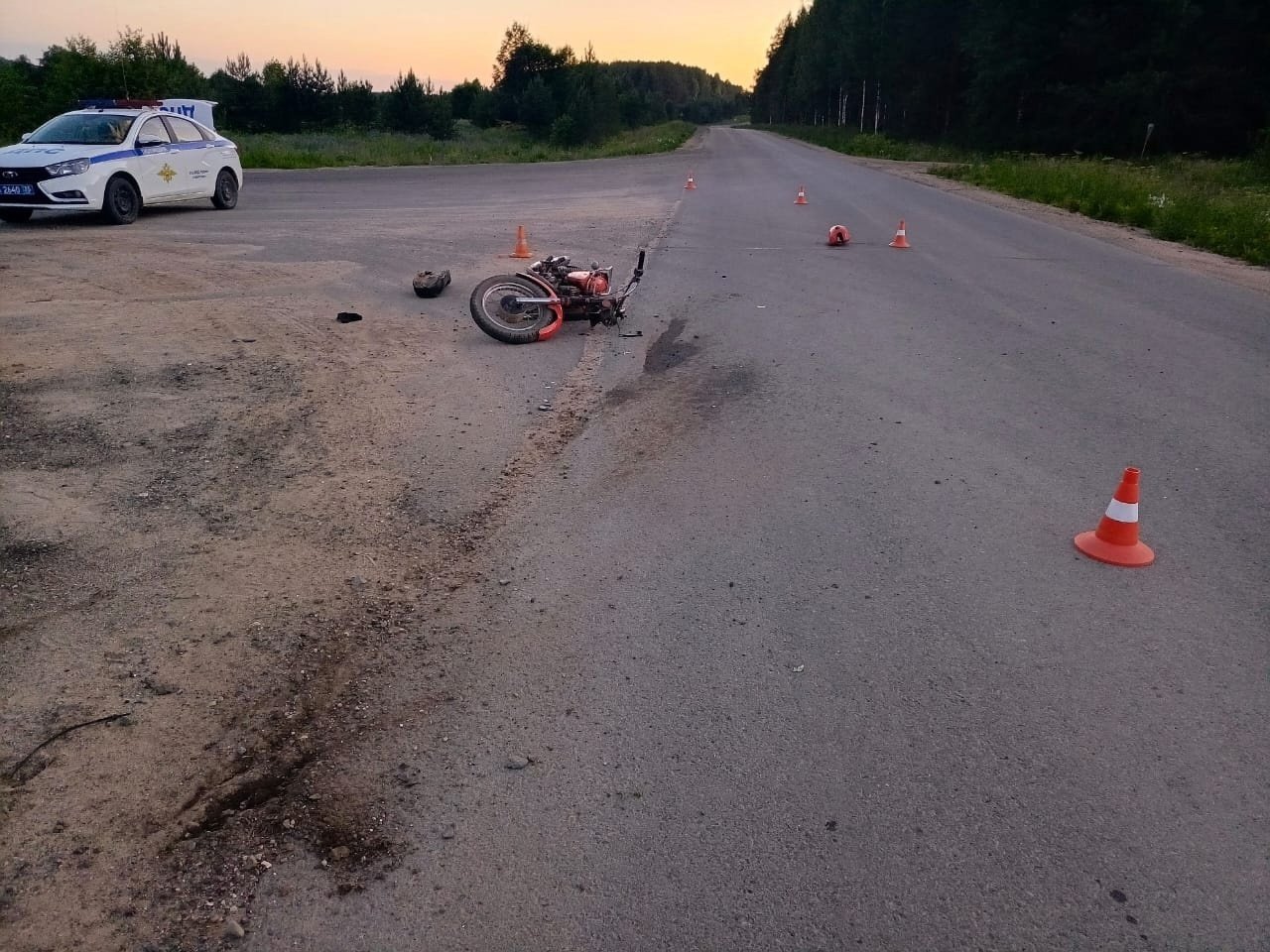 В Тарногском районе в ДТП пострадал мотоциклист » Онлайн Вологда - о том,  чем живет Вологда