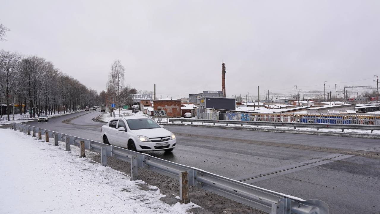 В Вологде открыли движение по мосту через реку Шограш