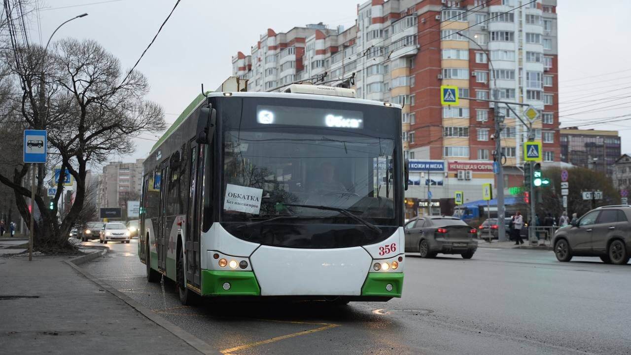 В Вологде в тестовом режиме запустили троллейбус до площади Бабушкина