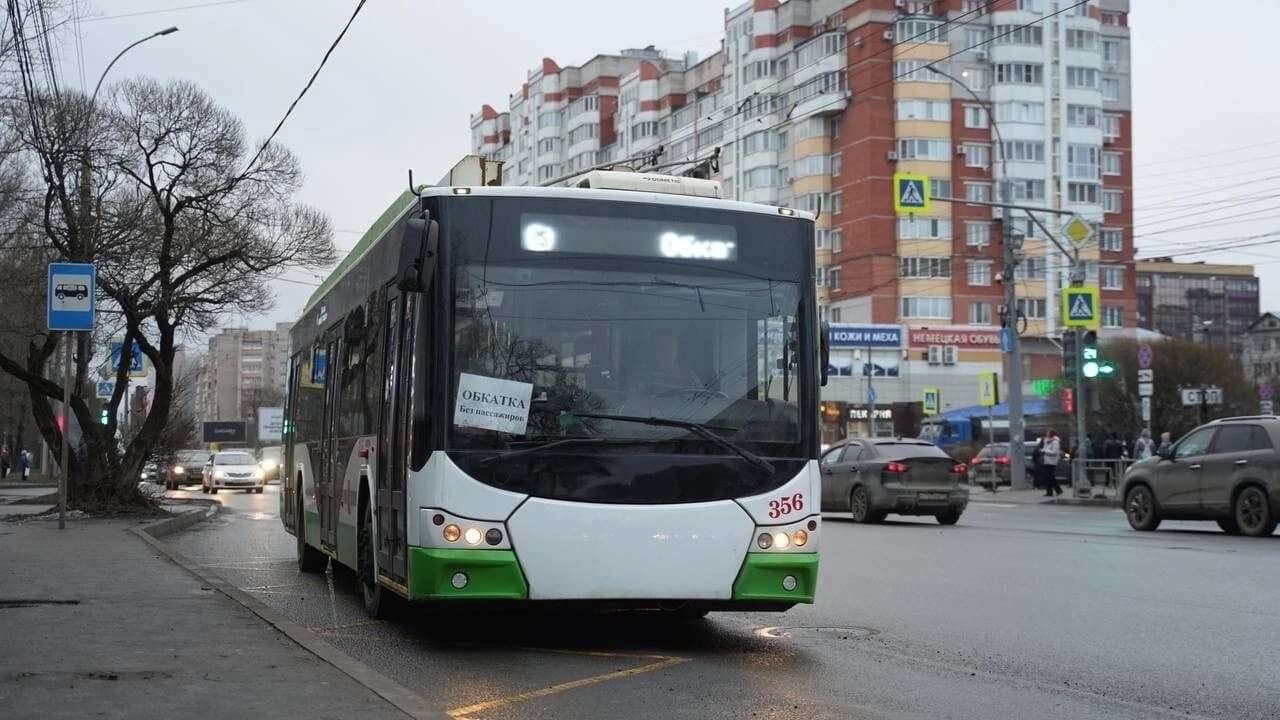 С 15 декабря в Вологде запустят маршрут троллейбуса №1