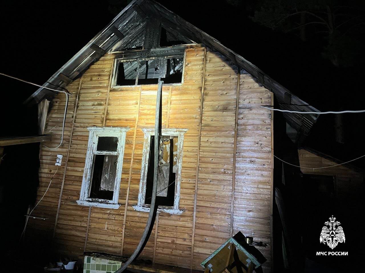 Женщина пострадала в результате пожара в Вологодском округе