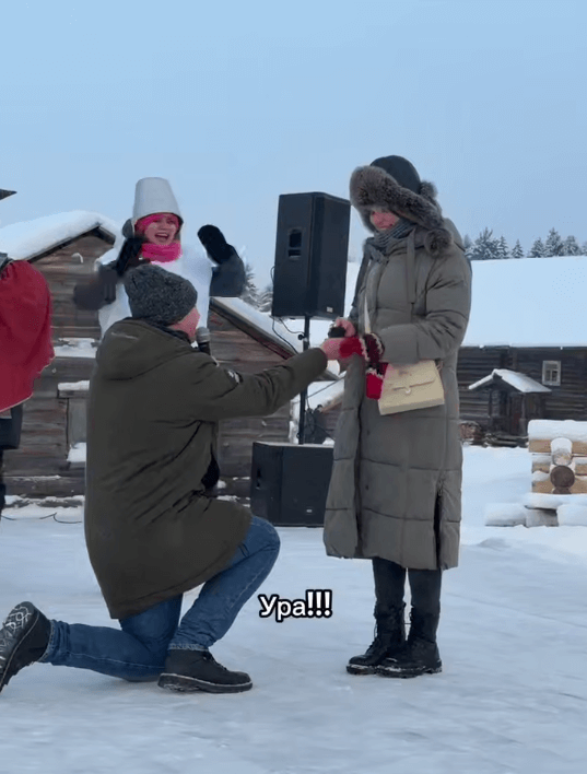 Молодой человек из Петербурга сделал предложение руки и сердца в Вологодской области во время новогодних каникул