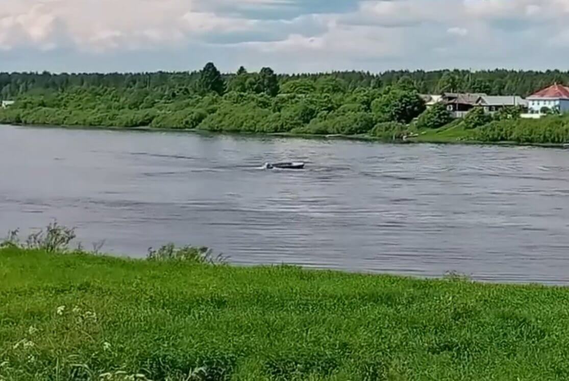 Несчастный случай на воде засняли очевидцы в Междуреченском округе